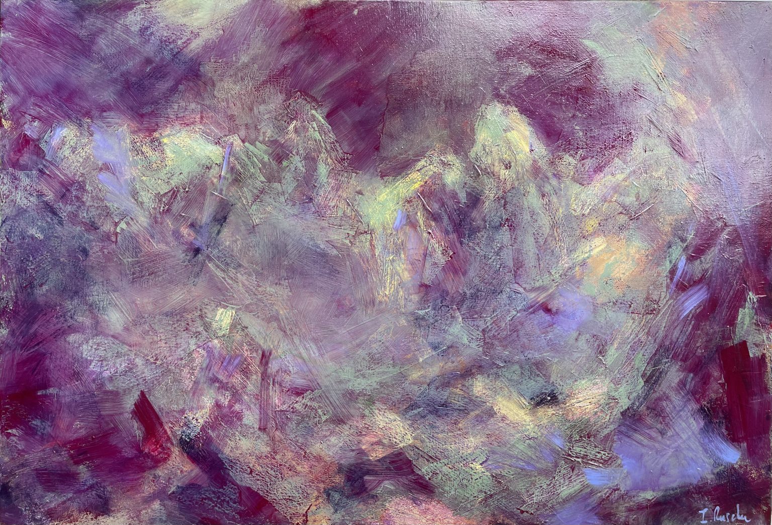 Peinture huile - sensualisme - Ruscher Aube