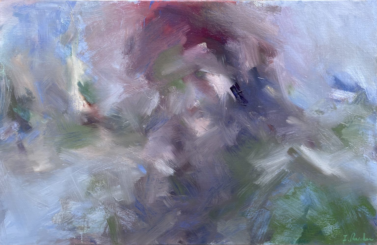 Peinture huile - sensualisme - Neige